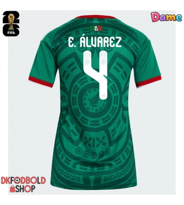 Mexico Edson Alvarez #4 Hjemmebanetrøje Dame VM 2026 Kort ærmer